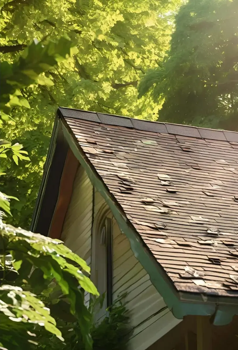 Old Damaged Roof