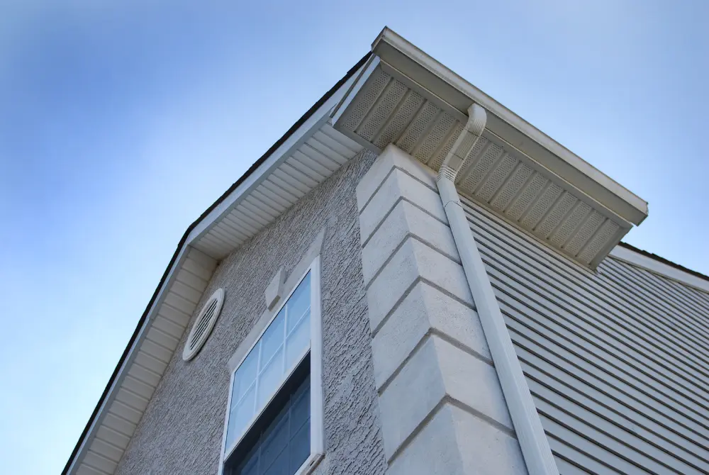 New vinyl siding on home