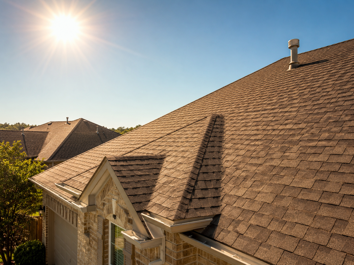 heat exposure on garland home roofs