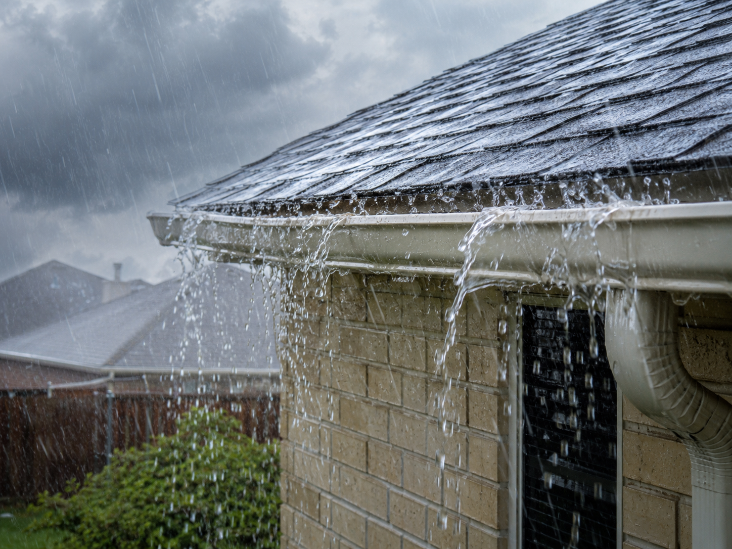 roof leak on mesquite home