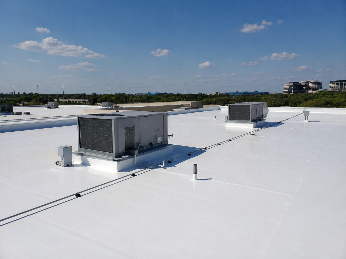 commercial roof replacement in plano texas